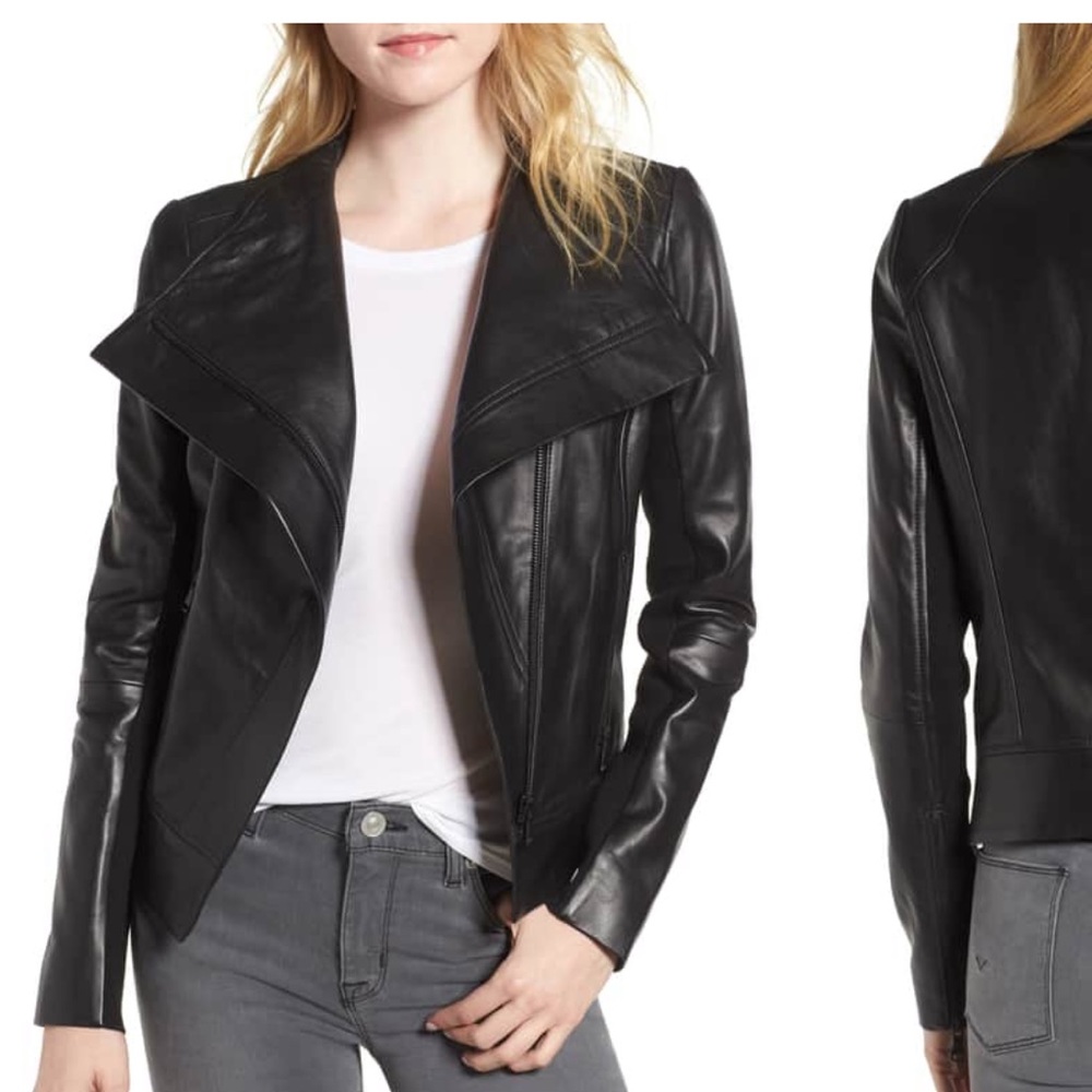 Trouvé Drape Front Moto Jacket